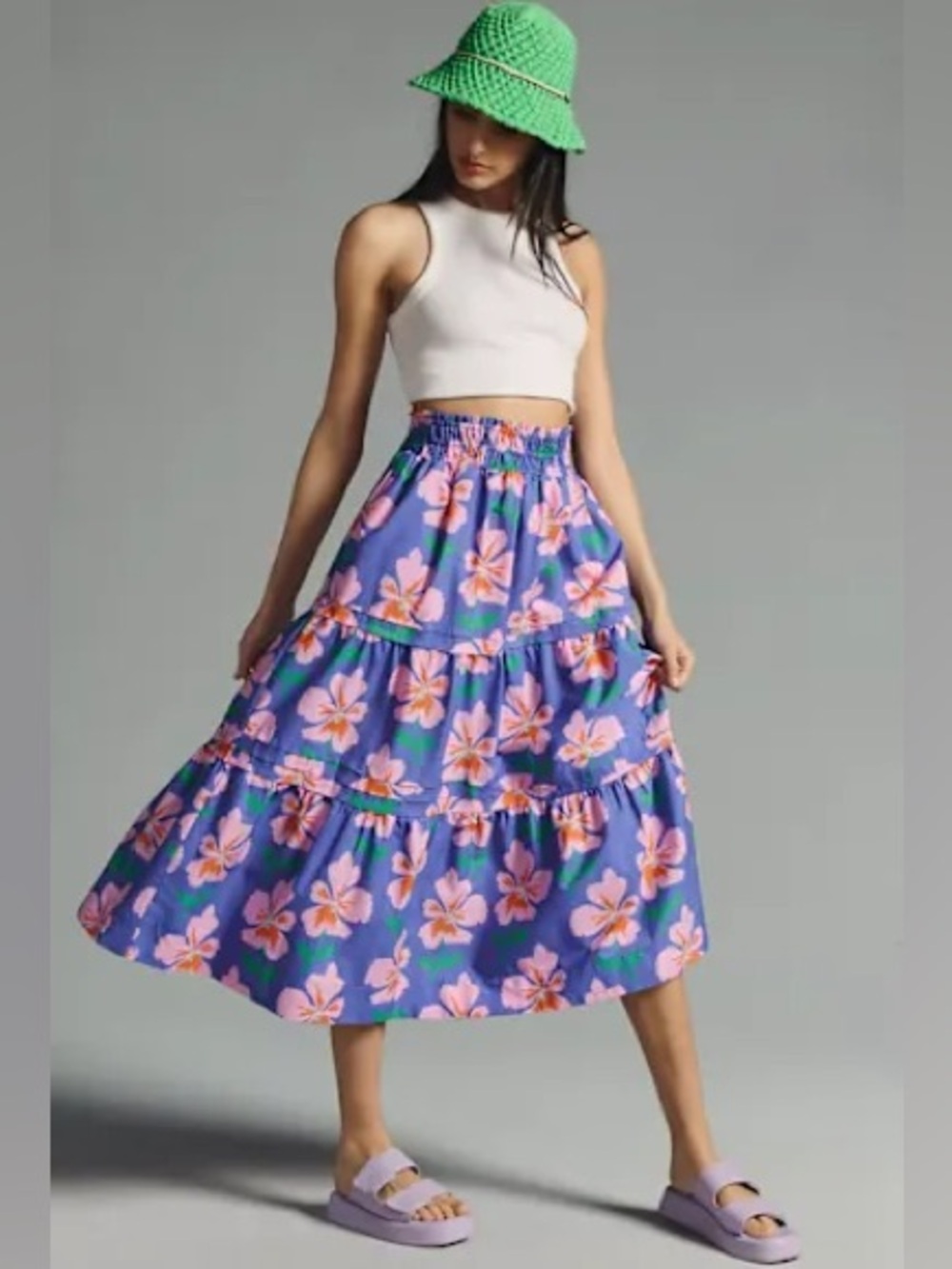 Anthropologie Somerset Maxi Skirt, Small Petite
